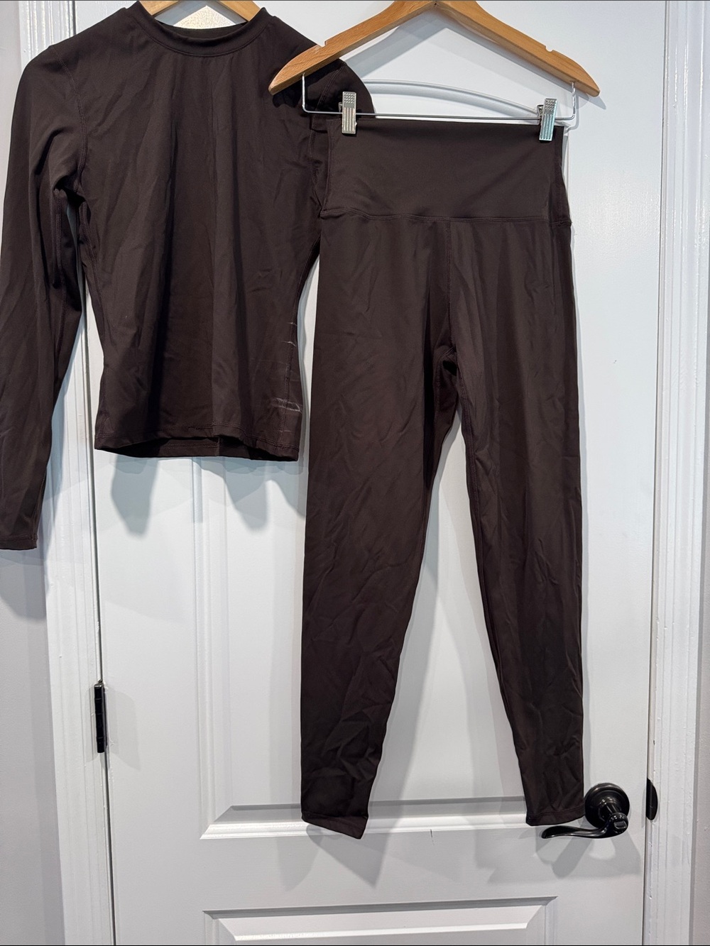 Uncia Active Brown Activewear Set Size Medium